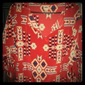 Native Print Top